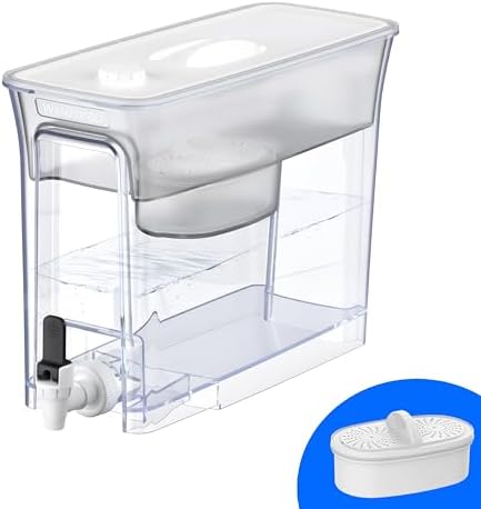 Waterdrop WFD-40W-L Water Filter Dispenser, 35-Cup Large Capacity, White