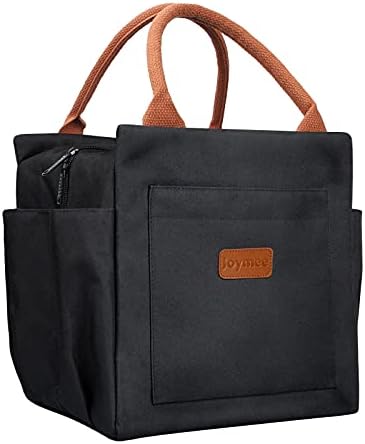 Joymee Insulated Lunch Bag For Women Reusable Leakproof - Black