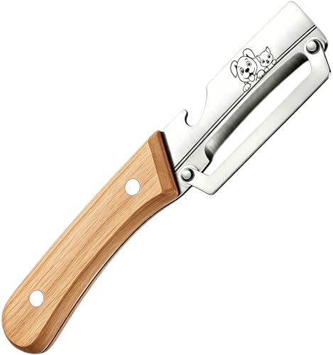 Maxjoy Vegetable Peeler, Stainless Steel Wooden Handle for Potato, Fruit