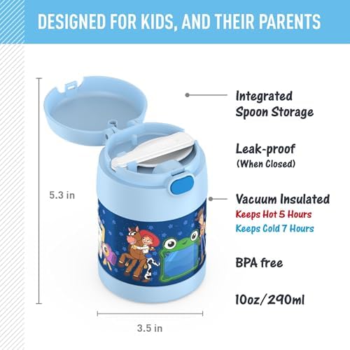 THERMOS FUNTAINER Food Jar with Spoon, 10oz, Toy Story 5