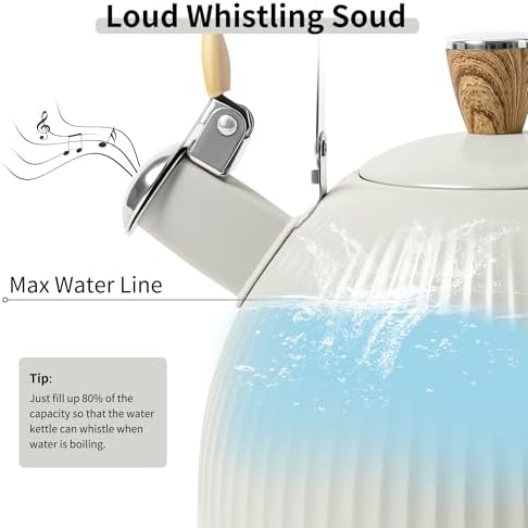 LONFFERY Tea Kettle for Stove Top