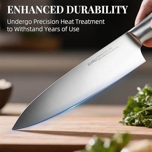 KnifeSaga 17 Pcs Kitchen Knife Set, Premium, Razor Sharp, Japanese Steel