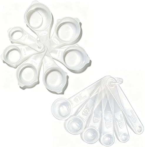 13 PCS Measuring Cups & Spoons Set, Dishwasher Safe
