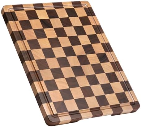 Checkered Cutting Board, Wooden Cutting Boards for Kitchen