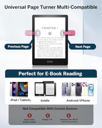 Page Turner Ring for Kindle Paperwhite Oasis Scribe Kobo eReaders