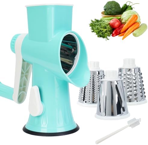 Rotary Cheese Grater with Handle-Versatile Cheese Grater