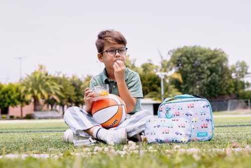 PackIt Freezable Classic Lunch Box, Construction Trucks