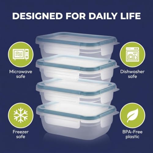 Snapware Plastic Total Solutions (5-Pack, 3 Cup) Food Storage Containers