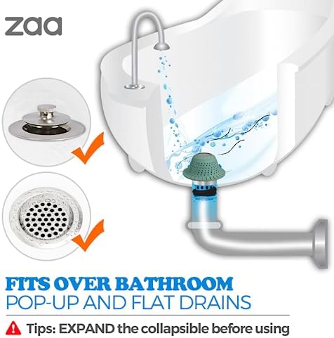 zaa Bathtub Drain Strainer Silicone Bathroom Stopper Fixture Accessories