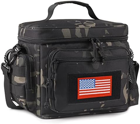 Lunch Box for Men, 12L Leakproof Tactical Lunch Bag Large Cooler for work