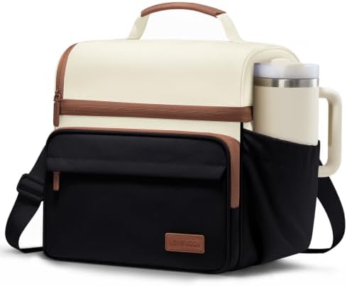 LOVEVOOK Lunch Bag for Men Women, Insulated Lunch Box, Large Cooler Lunbox