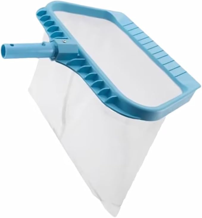 Pool Leaf Skimmer Heavy Duty, Deep Fine Nylon Mesh Rake Net for Quick Swimming Pool Debris Removal, Easy-Scoop Design for Leaves, Bugs & Grass, Pool Grade Maintenance Tool(No Pole)