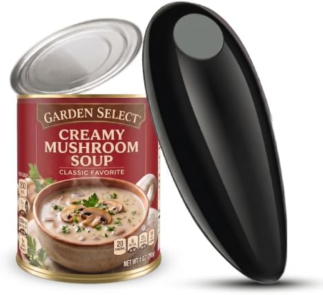 Electric Can Opener, One Touch Automatic Smooth Edge for Seniors
