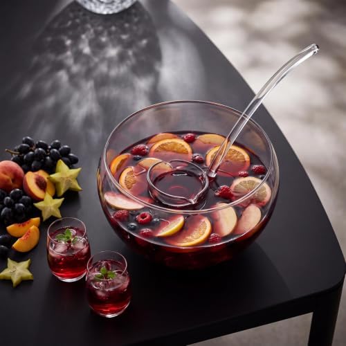 14 Inch Punch Ladle Borosilicate Glass Heat Resistant Spoon