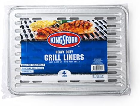 Kingsford Heavy Duty Disposable Grill Liners, 16 x 11.75 Inch, 4 Count