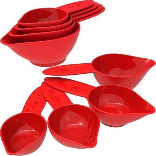 4-Piece Braille Kitchen Measuring Cups for Blind & Visually Impaired