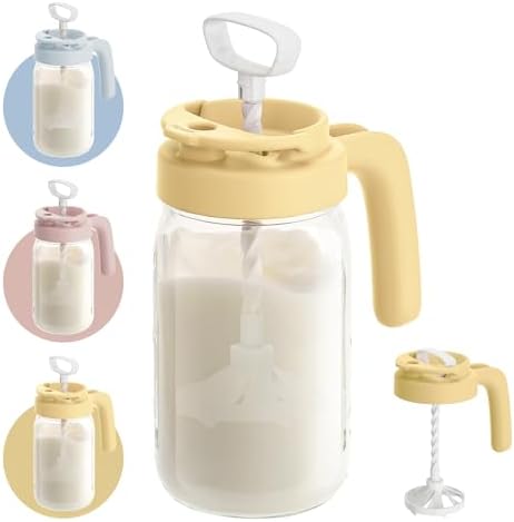 Papablic Breast Milk Pitcher, Formula & Baby Feeding Container, Yellow