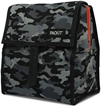 PackIt Freezable Lunch Bag, Charcoal Camo