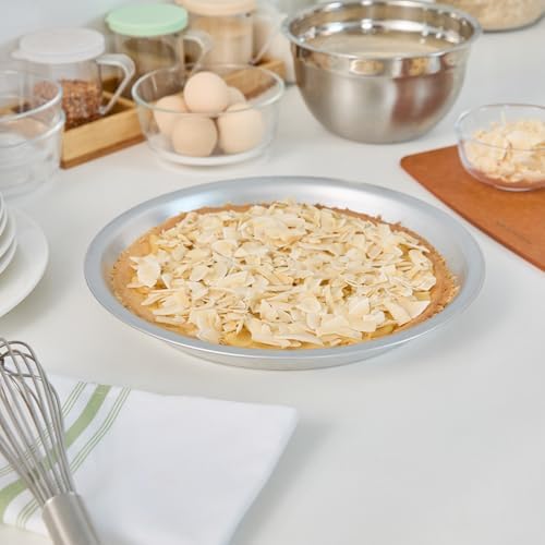 Restaurantware Aluminum Gauge Pie Pan, 72 Pack