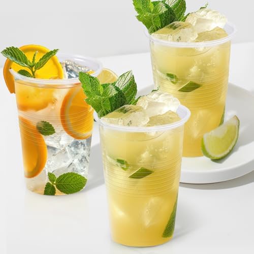 Clawsoff 1000 Pack 9 oz Clear Plastic Cups Disposable Clear Water Cups