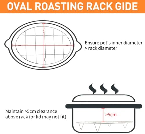 TamBee Turkey Roasting Cooling Racks Wire Broiling Rack Roasting Rack