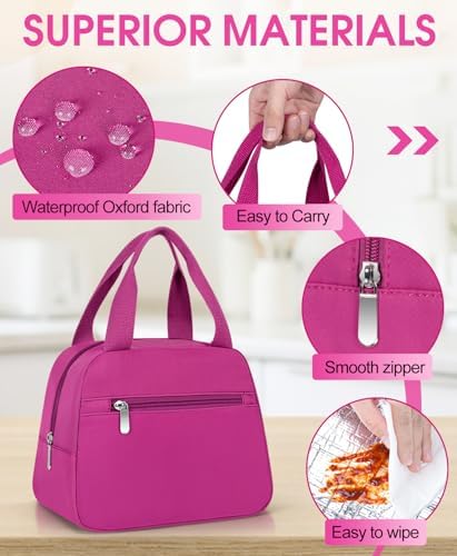 Lunch Bag, Small Insulated Lunch Box for Women