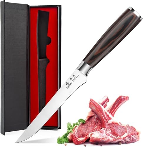 imarku Fillet Knife 6 Inch, German High Carbon Stainless Steel Boning Knife