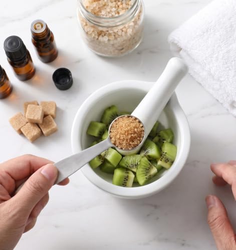 4 PCS Stainless Steel Measuring Spoons Set, Stackable for Baking
