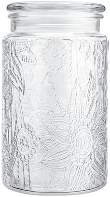 Adodeen Glass Storage Containers With Lids, Glass Jars With Lids, 32OZ
