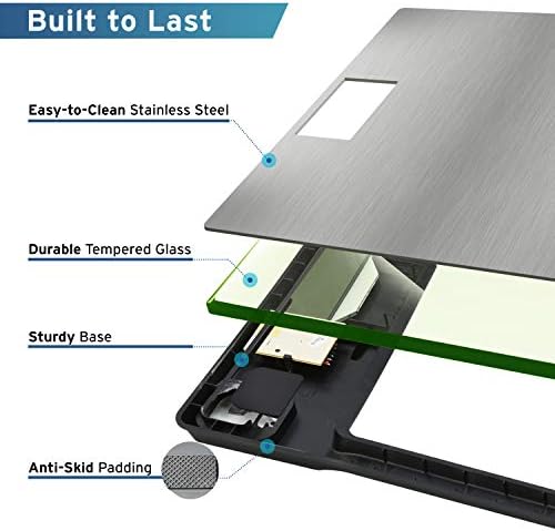 Etekcity Stainless Steel Digital Body Weight Bathroom Scale, 400 Pounds