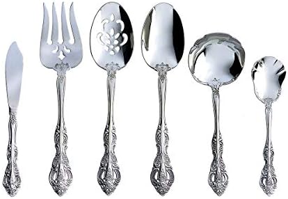 Oneida Michelangelo 6-Piece Silverware Serving Set, Flatware