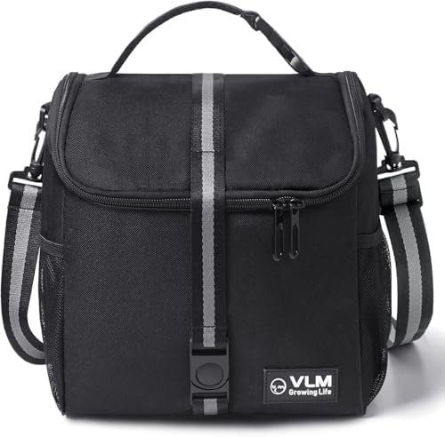 VLM Lunch Box for Women, Insulated Lunch Bag Women, Cute Floral Lunch Tote