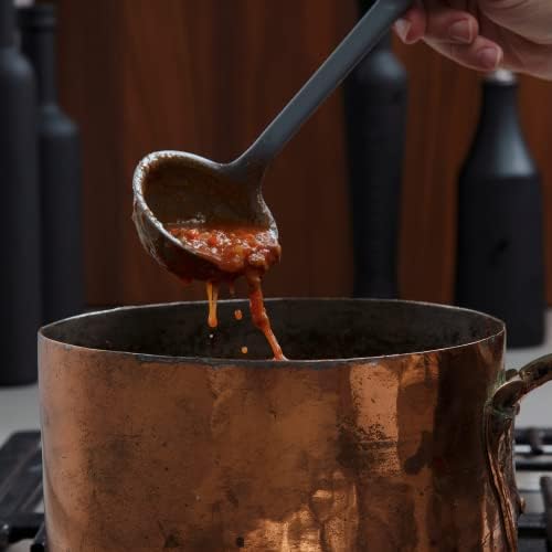 GIR: Get It Right Silicone Soup Ladle - Non-stick Heat Resistant Seamless Kitchen Cooking Serving for Soups, Chili, Sauces, Batter, and More - Ultimate, Studio White