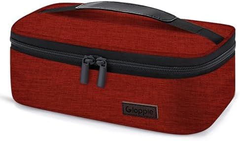 Gloppie Small Lunch Bag, Insulated Lunch Box for Adults & Kids, Wine