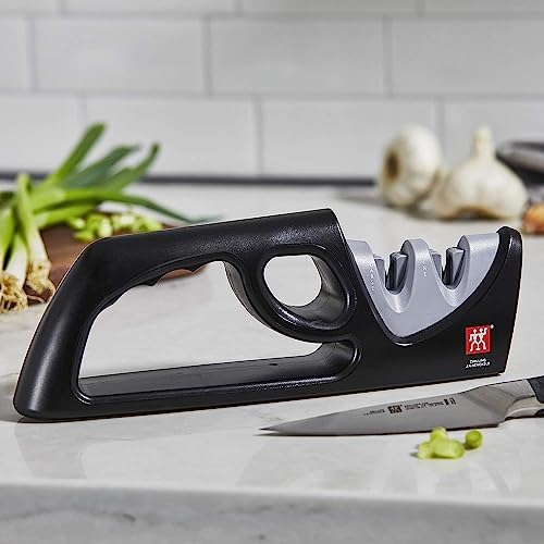 Zwilling 2-Stage Ultra-Sharp Knife Sharpener, Hand Held Knife Sharpener