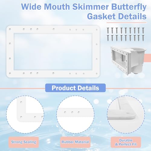 Wide Mouth Skimmer Butterfly Gasket Fits for Hayward Pool Skimmer Gaskets