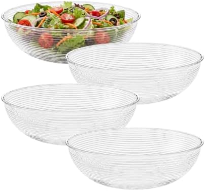 Commercial Polycarbonate Serving Bowl, 180oz / 5.5Qt, Dishwasher Safe