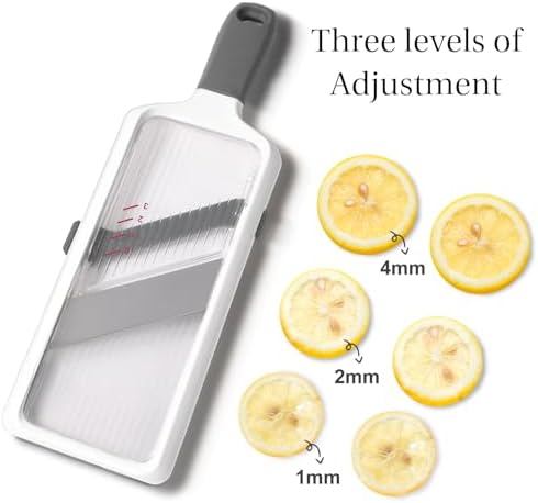 Multi Vegetable Slicer-Safe Mandoline slicer for kitchen,Adjustable Stainless Steel Blade,Cutter for Fruits and Vegetables,Cabbage Shredder