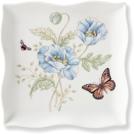Lenox Butterfly Meadow Square Dish, 0.65 LB, Multi
