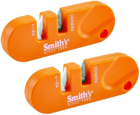SMITH’S Pocket Pal Knife Sharpener, 2-Pack