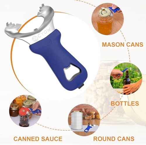 CYDW Mason Jar Opener Tool with Soft Touch Handle, for Canning Supplies