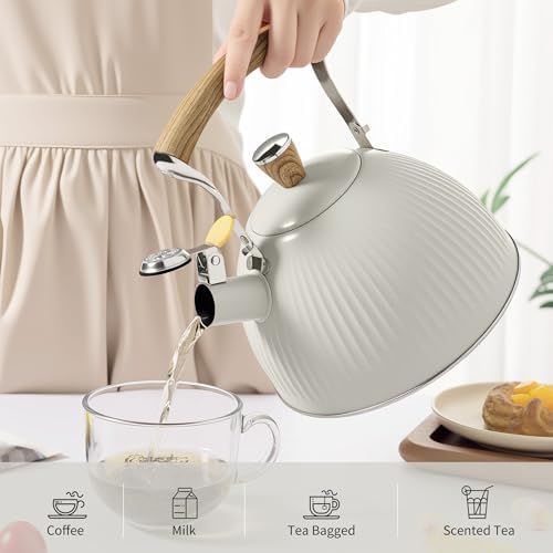 LONFFERY Tea Kettle for Stove Top