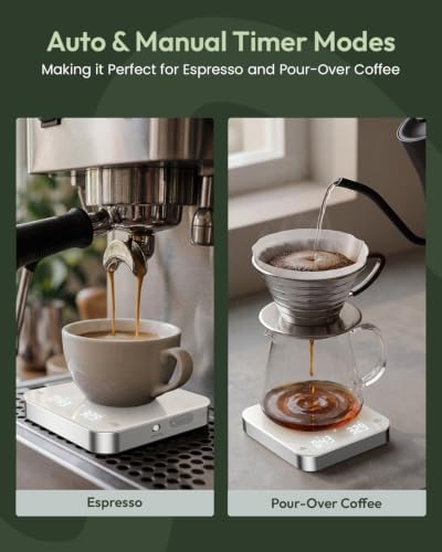 Maestri House S2 Espresso Coffee Scale with Timer 0.1g Precision Shot Scale