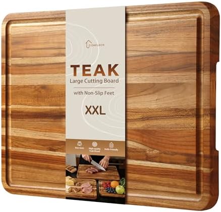 XXLarge Teak Cutting Board Wood Wooden Cutting Boards For Kitchen