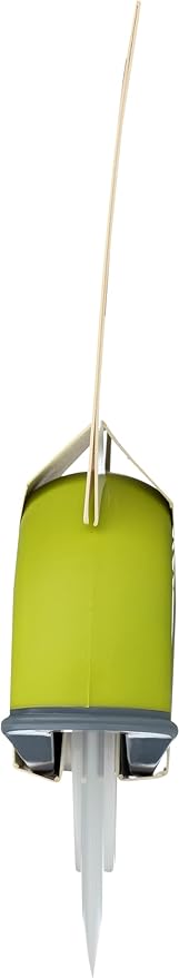 Dexas One Handed Rolling Pizza Cutter, Green