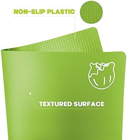 GoodLuck 4 Pieces Flexible Cutting Boards with Hanging Hole, BPA Free Plastic Cutting Boards for Kitchen, Non Slip Cutting Mat for Meat and Vegetables