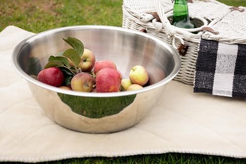 Fox Run Stainless Steel Mixing Bowl, Set of 3 Nesting Mixing Bowls