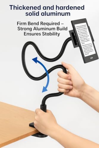 Kindle Stand with Remote Page Turner, Kindle Holder for Reading in Bed