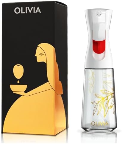 FLAIROSOL OLIVIA SIGNATURE Oil Sprayer, 200ml Glass, Golden Leaves