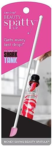 Spatty Daddy Pink 6 Inch Lip Gloss Spatula, Mini Makeup Scraper Tool